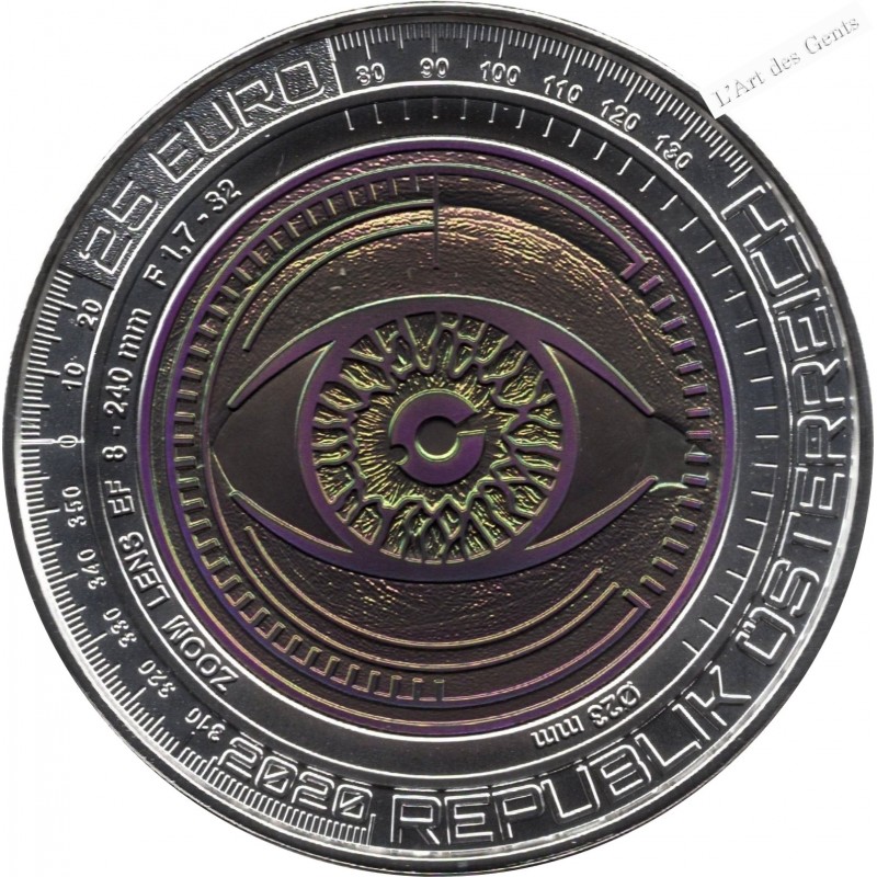 Coffret 25 euros BE 2020 AUTRICHE "BIG DATA", lartdesgents.fr