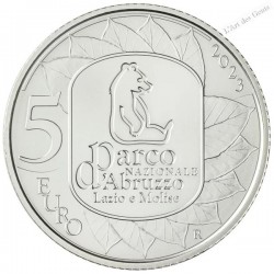 Coffret 5 euros BU 2023 ITALIE "Parc National ABRUZZES", lartdesgents.fr