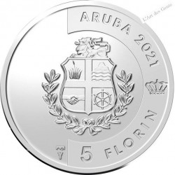 Coffret ARUBA YUWANA 5 FLORIN 2021BE PROOF, lartdesgents.fr