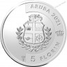 Coffret ARUBA YUWANA 5 FLORIN 2021BE PROOF, lartdesgents.fr