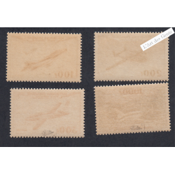 Série Poste Aérienne n°30 à n°33 - 1954 - Neufs** - Cote 400 Euros - Signés - lartdesgents.fr