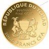 TCHAD 3000 Francs CFA OR 1/1000 oz Ange Gardien, lartdesgents.fr