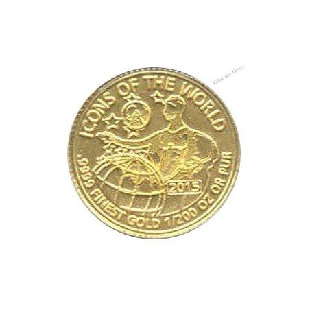 10 francs Rwandais 2015 - or .999 1/200 oz " walking liberty " , lartdesgents.fr