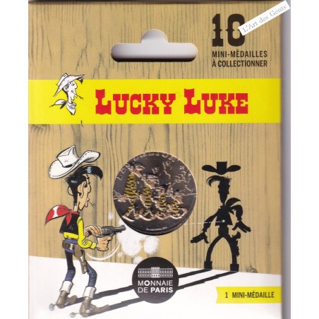 Mini-médaille  Lucky Luke - Monnaie de Paris, lartdesgents.fr