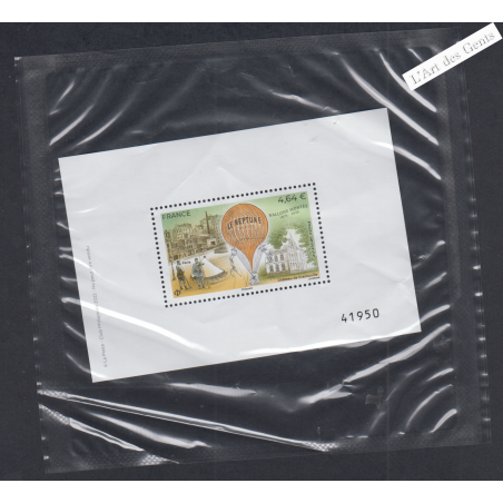 Bloc Poste Aérienne n°84 Anniversaire poste par ballon monté Numéroté 2020 sous blister neuf ** lartdesgents.fr