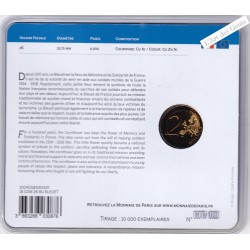 2€ BU France 2018 Bleuet de France COLORISEE 10 000 EXEMPLAIRES, lartdesgents.f
