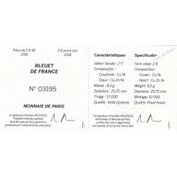 coffret *2€ BE France 2018 Bleuet de France COLORISEE 10 000 EXEMPLAIRES, lartdesgents.f
