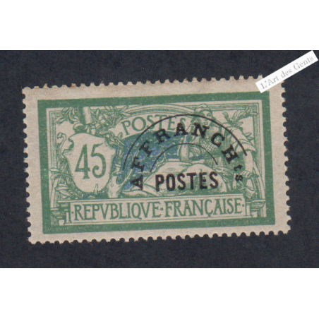 Timbre France Préoblitéré n°44 - Merson - Neuf* - cote 50 Euros signé - lartdesgents.fr