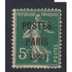 Timbre France Préobliéré n°26 - Neuf sans gomme - cote 90 Euros signé - lartdesgents.fr