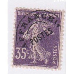 Timbre France Préoblitéré n°62- Neuf* cote 120 Euros - signé calves - lartdesgents.fr