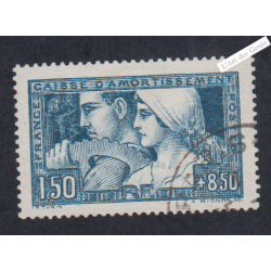 Timbre France n°252 - Le Travail - Oblitéré - cote 180 Euros lartdesgents.fr