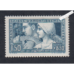 Timbre France n°252 - Le Travail - Neuf* Signé  - cote 180 Euros lartdesgents.fr