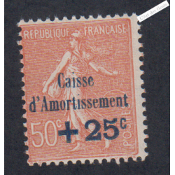 Timbre n°250 Année 1928 Neuf* * Signé  Cote 75 Euros lartdesgents.fr