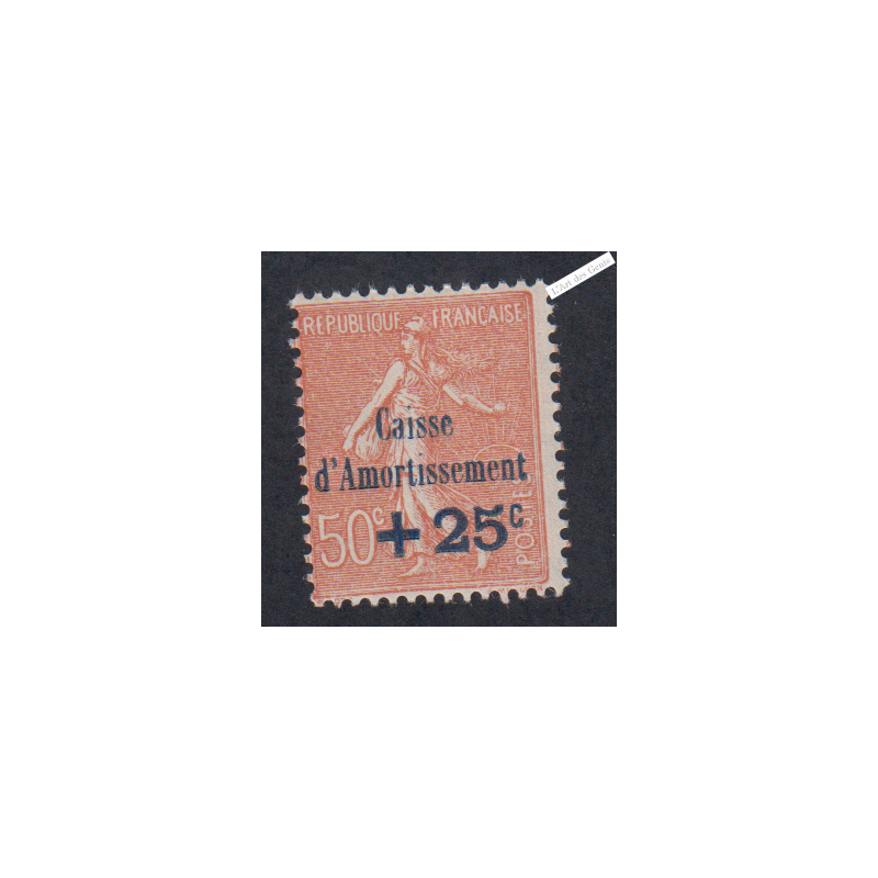 Timbre n°250 Année 1928 Neuf* * Signé  Cote 75 Euros lartdesgents.fr