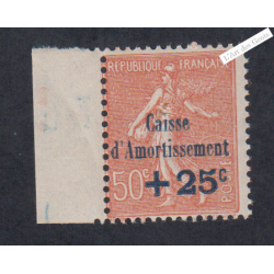 Timbre n°250 Année 1928 Neuf* * Signé  Cote 75 Euros lartdesgents.fr