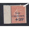Timbre n°250 Année 1928 Neuf* * Signé  Cote 75 Euros lartdesgents.fr