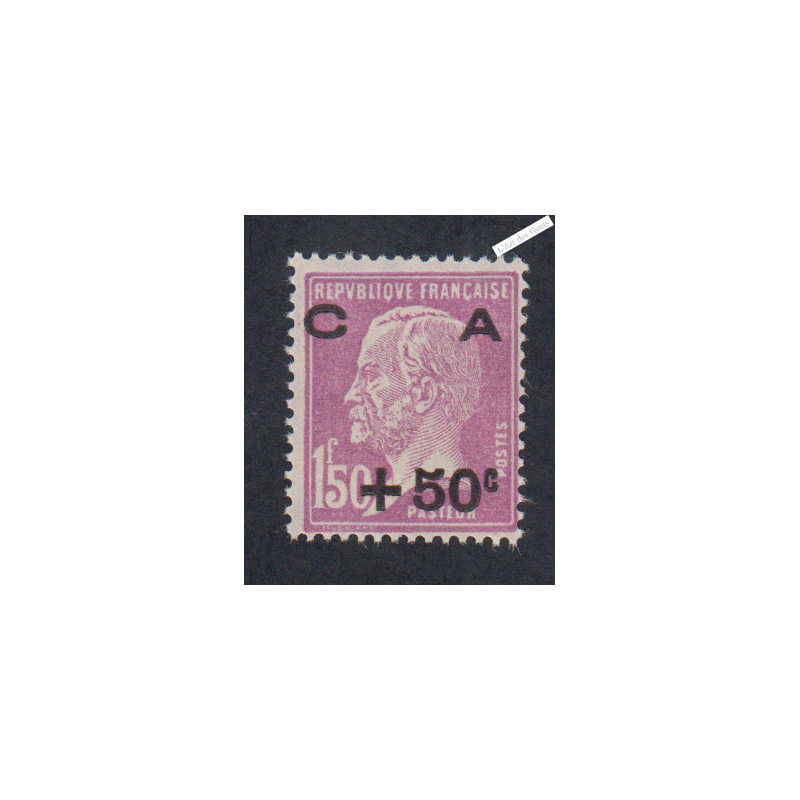 Timbre n°251 Année 1928 Neuf* * Signé  Cote 120 Euros lartdesgents.fr