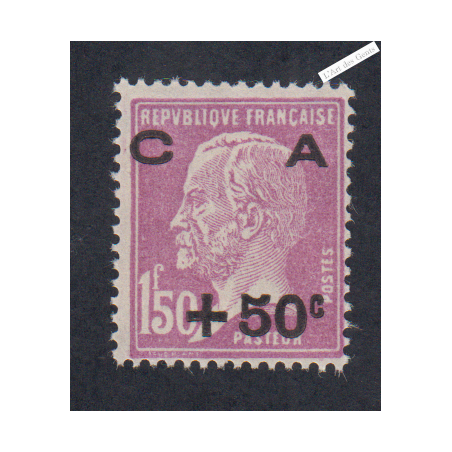 Timbre n°251 Année 1928 Neuf* * Signé  Cote 120 Euros lartdesgents.fr