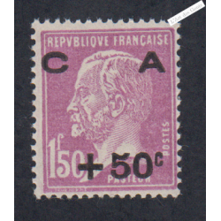 Timbre n°251 Année 1928 Neuf* * Signé  Cote 120 Euros lartdesgents.fr