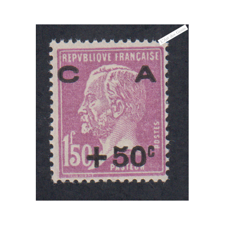 Timbre n°251 Année 1928 Neuf* * Signé  Cote 120 Euros lartdesgents.fr