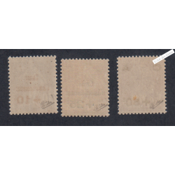 Série Timbres n°249 à n°251 Année 1928 Neufs* * Signés  Cote 235 Euros lartdesgents.fr
