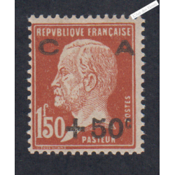 Timbre n°255 - Amortissement 3ème série - Année 1929 Neuf**  Cote 150 Euros lartdesgents.fr