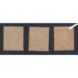 Timbres n°253-254-255- Amortissement  - Neufs* -  Cote 120 Euros lartdesgents.fr