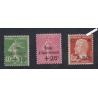 Timbres n°253-254-255- Caisse d'Amortissement 3ème série - 1929 - Neufs*  -  Cote 120 Euros lartdesgents.fr