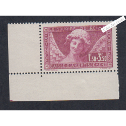 Timbre n°256 Amortissement Coin de feuille neuf** Signé Calves - cote 160€ lartdesgents.fr