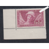 Timbre n°256 Amortissement Coin de feuille neuf** Signé Calves - cote 160€ lartdesgents.fr