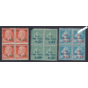 blocs 4 Timbres n°246-247-248 - Caisse d'Amortissement 1ère série - 1927 - Neufs* -  Cote 132 Euros lartdesgents.fr