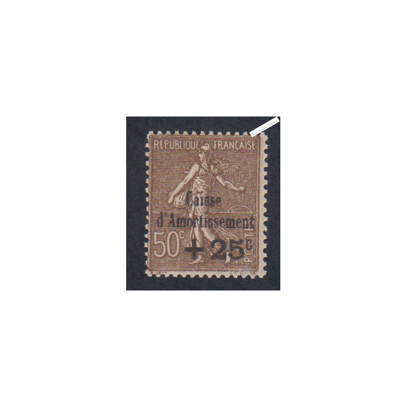 Timbre n°267 Caisse d'Amortissement - 1930 Neuf* Signé  Cote 45 Euros lartdesgents.fr