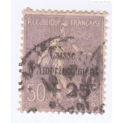 Timbre n°276  Caisse d'Amortissement 1931 Oblitéré cote 120 Euros lartdesgents.fr