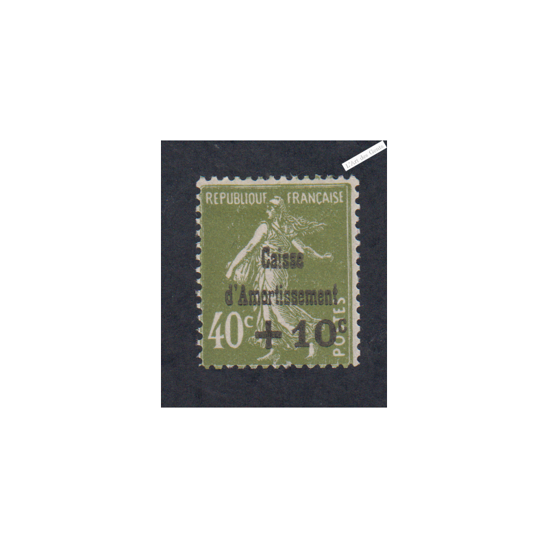 Timbre n°275  Caisse d'Amortissement 1931 Neuf** Signé cote 140 Euros lartdesgents.fr