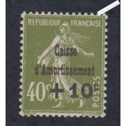 Timbre n°275  Caisse d'Amortissement 1931 Neuf** cote 140 Euros lartdesgents.fr