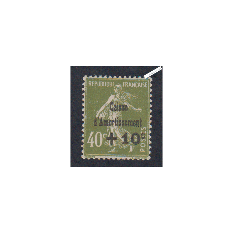 Timbre n°275  Caisse d'Amortissement 1931 Neuf** cote 140 Euros lartdesgents.fr