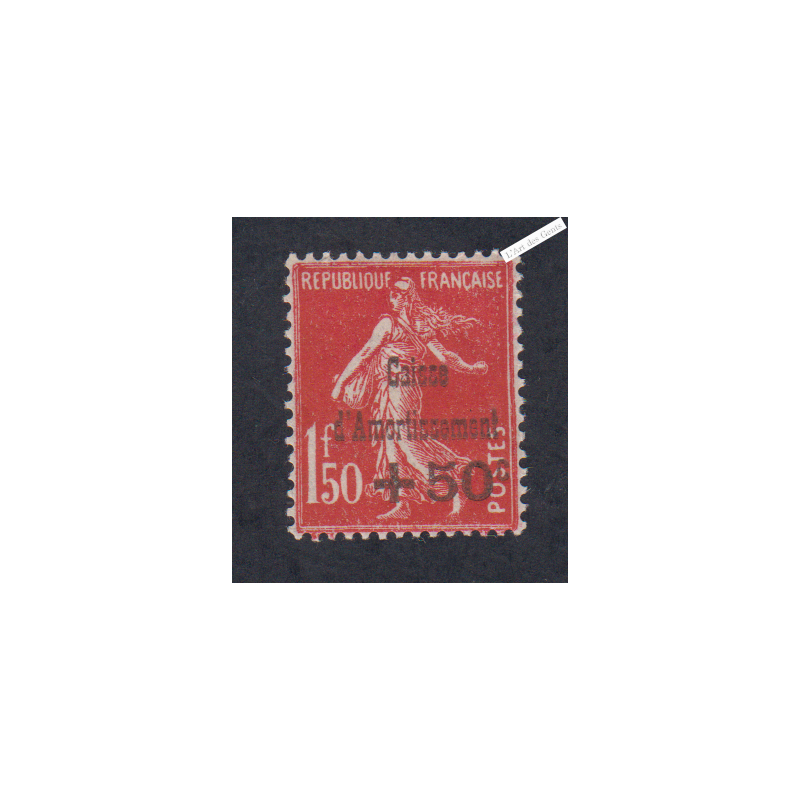 Timbre n°277  Caisse d'Amortissement 1931 Neuf** Signé cote 235Euros lartdesgents.fr