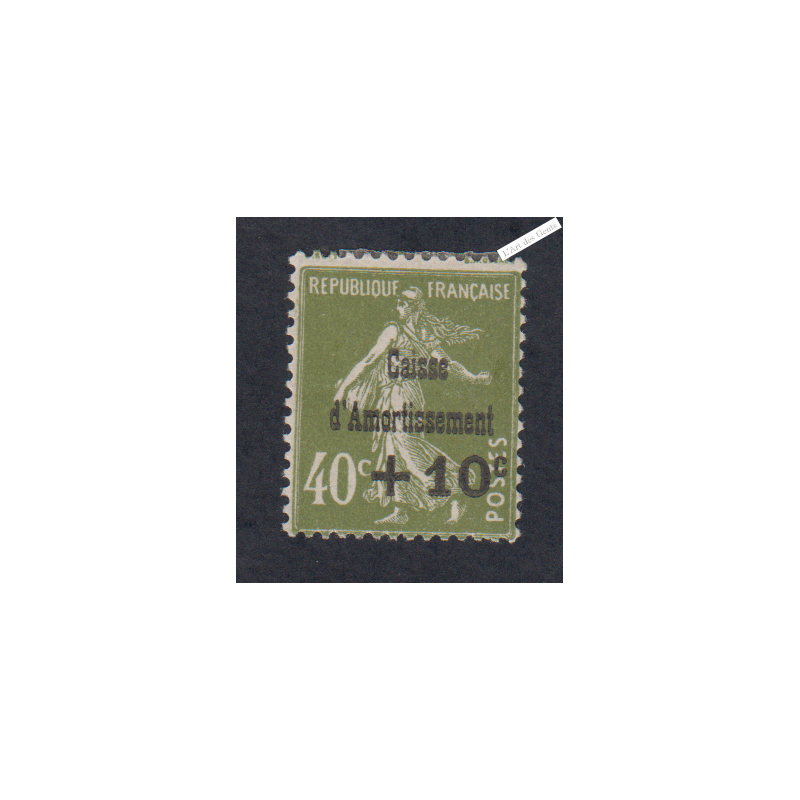 Timbre n°275  Caisse d'Amortissement 1931 Neuf* cote 60 Euros lartdesgents.fr