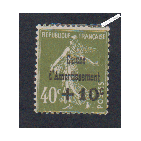 Timbre n°275  Caisse d'Amortissement 1931 Neuf* cote 60 Euros lartdesgents.fr