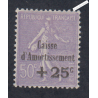Timbre n°276  Caisse d'Amortissement 1931 Neuf* Signé cote 140 Euros lartdesgents.fr