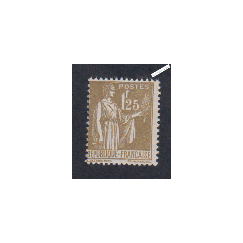 Timbre n°287  Type Paix 1932-33 Neuf** Signé cote 215 Euros lartdesgents.fr