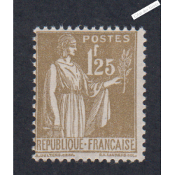 Timbre n°287  Type Paix 1932-33 Neuf** Signé cote 215 Euros lartdesgents.fr