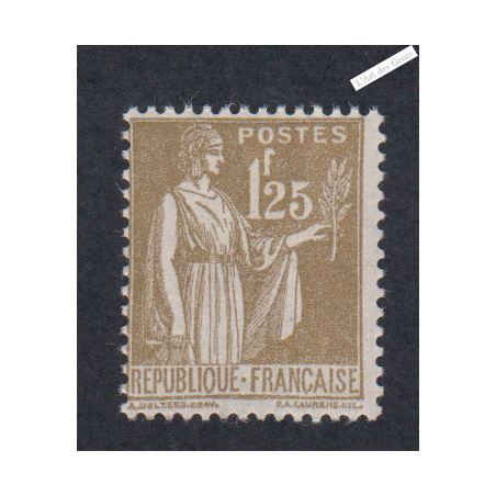 Timbre n°287  Type Paix 1932-33 Neuf** Signé cote 215 Euros lartdesgents.fr