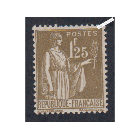 Timbre n°287  Type Paix 1932-33 Neuf** Signé cote 215 Euros lartdesgents.fr
