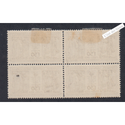 Bloc de 4 Timbres n°274  Expo Coloniale 1931 Regomé lartdesgents.fr