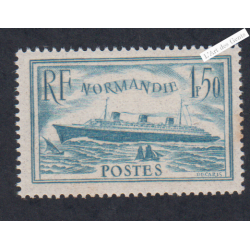 Timbre n°300 - Normandie - Neuf** - Signé - cote 210 Euros  - lartdesgents.fr