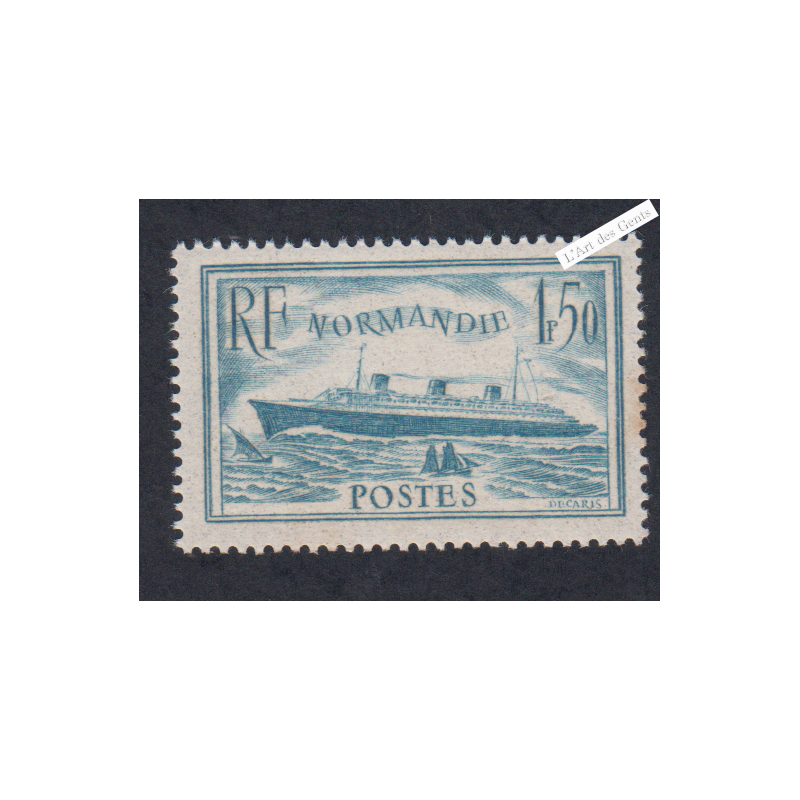 Timbre n°300 - Normandie - Neuf** - Signé - cote 210 Euros  - lartdesgents.fr