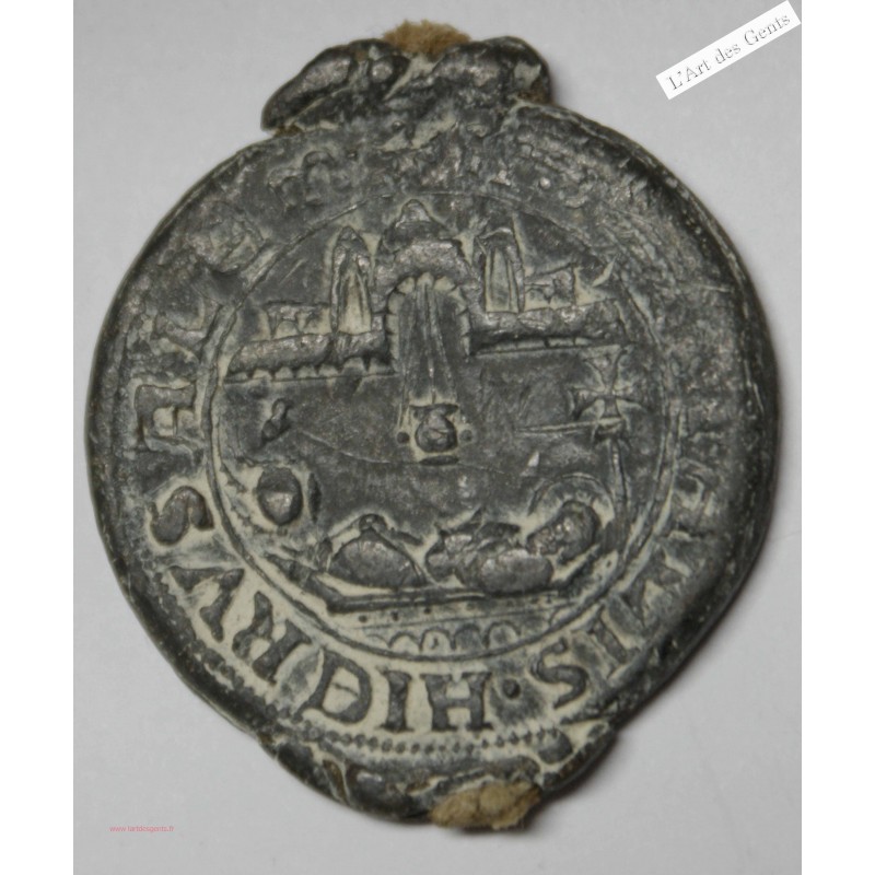 Sceau en plomb de Manuel Pinto da Fonseca (1741-1773), lartdesgents.fr