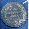 Dupré, 5 centimes AN 9 D Lyon TB+, lartdesgents.fr