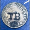 Guyane Française - 2 Sous de Cayenne 1789- Contremarque Trinidad And Tobago, lartdesgents.fr